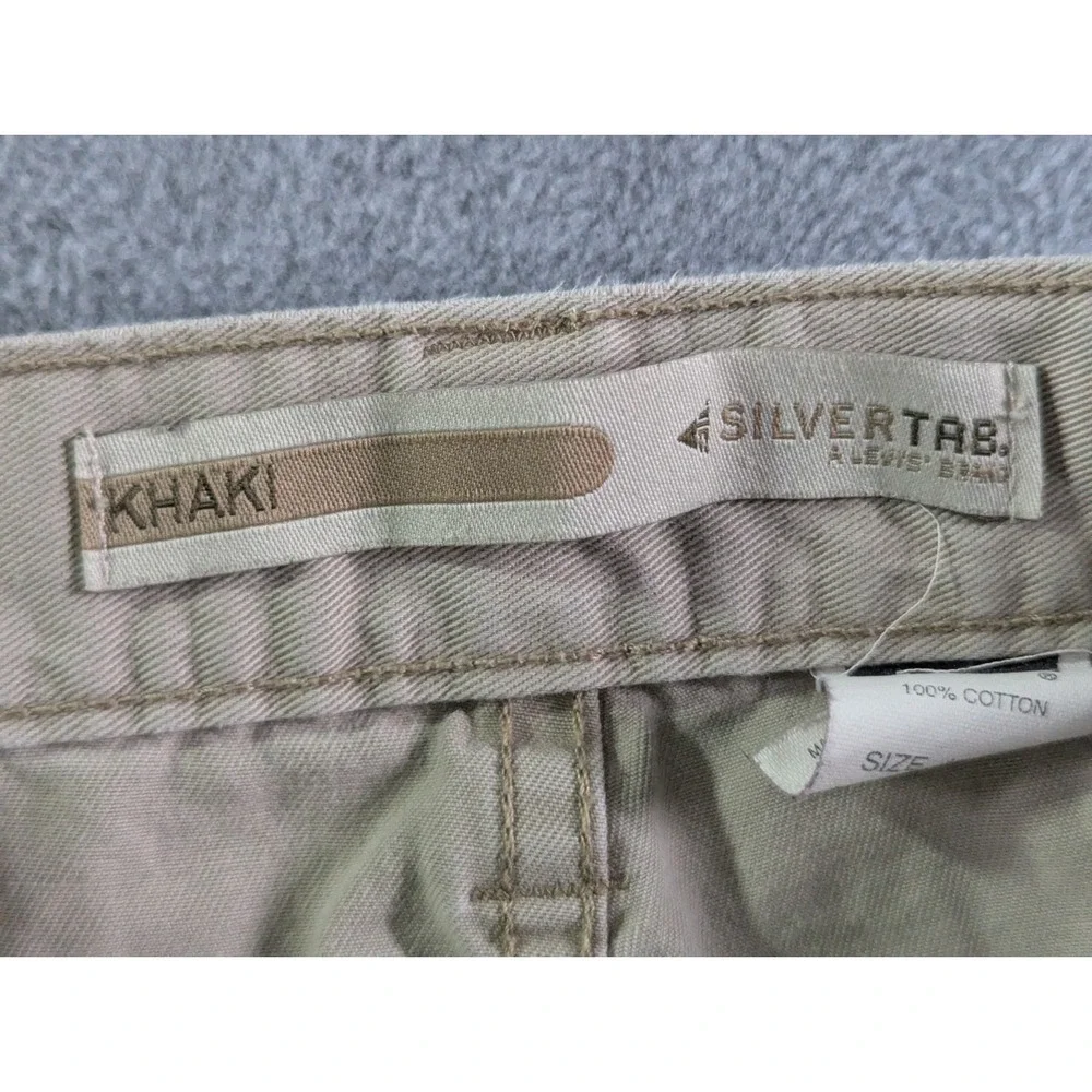 VTG Levi's SilverTab Cargo Pants 40x30 90s Skater Grunge Khaki Hong Kong Utility